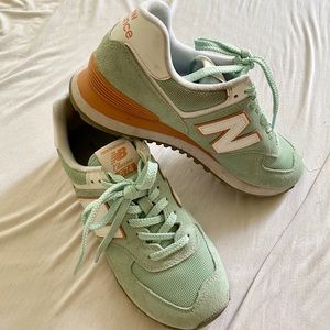 New Balance 574 Seafoam Sneakers
